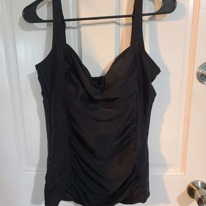 Merona XL Black Bathing Suit Top